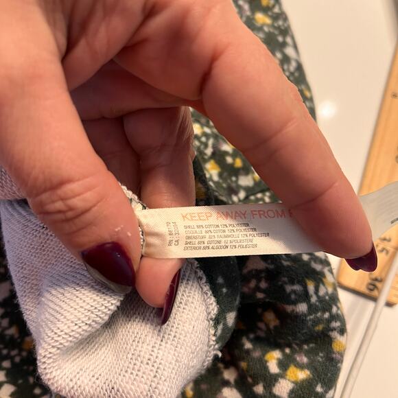 Anthropologie Daily Practice Green Boatneck Pullover Sweatshirt Size Large - Picture 4 of 6